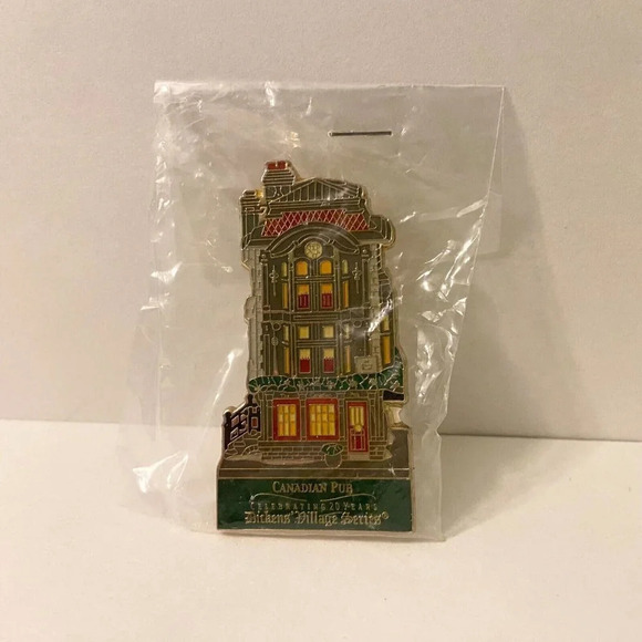 Department 56 Dickens Village  Series Pins Dickens Birthplace Canadian Pub - Picture 4 of 9